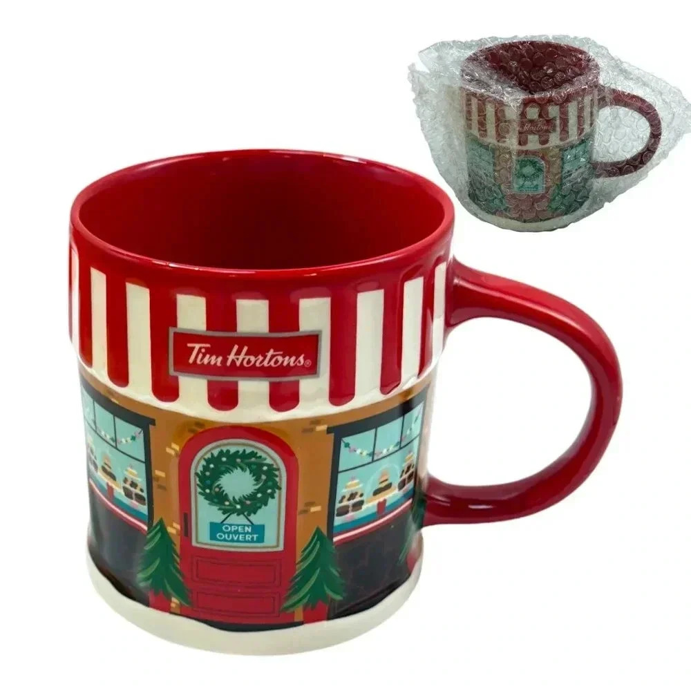 Tim Hortons Mug‎ Christmas Shop  Mug 20 oz 2024 Limited Edition NEW Canada